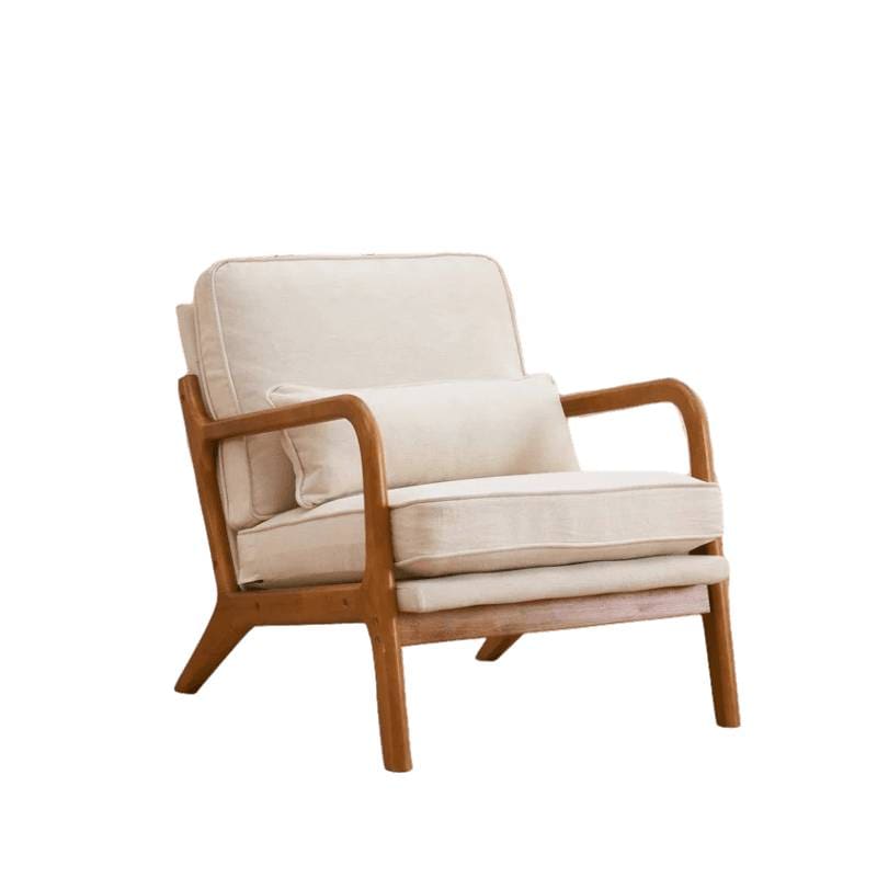 A Dunes Chair with a beige upholstered seat.